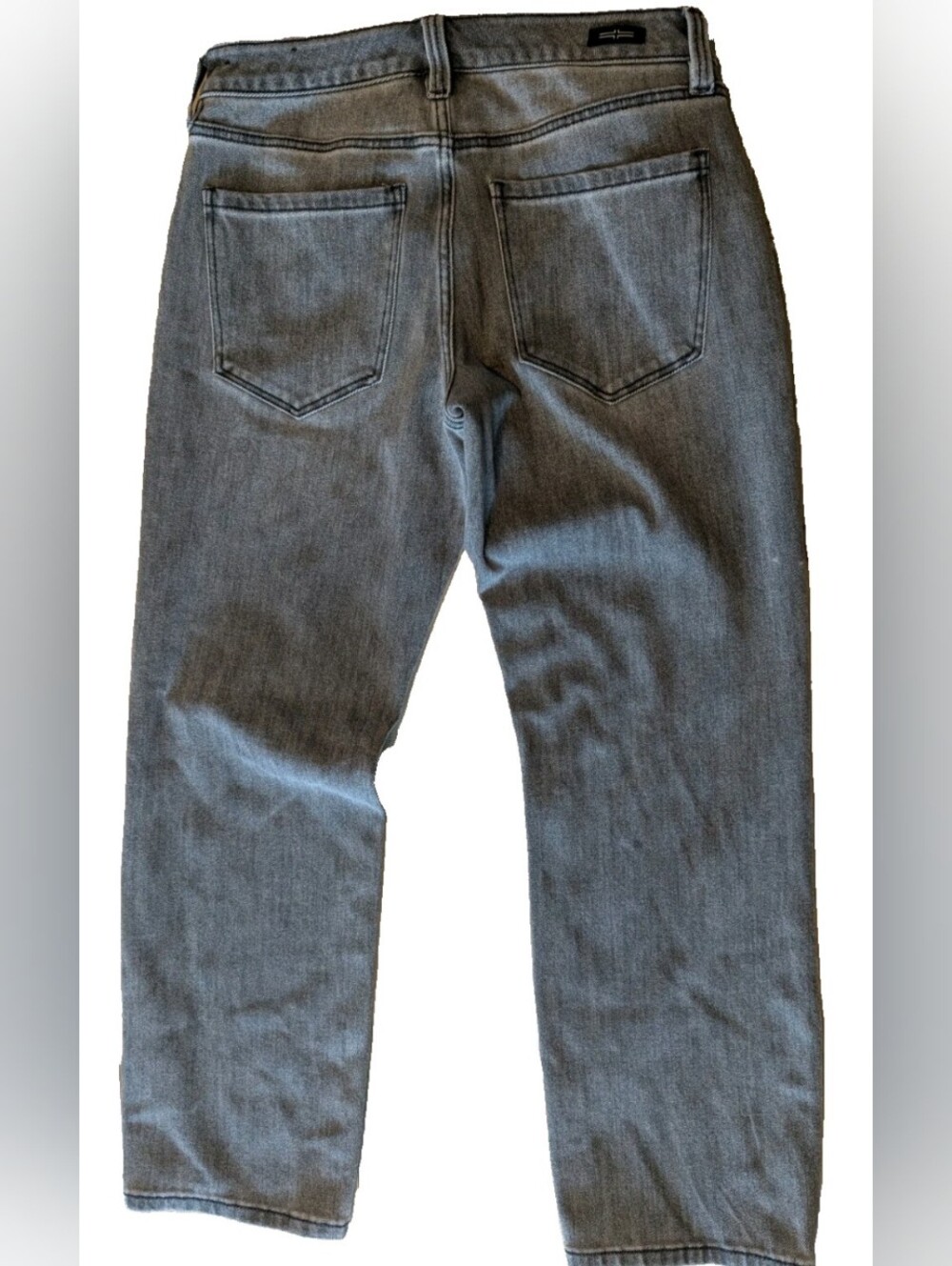 Liverpool LA Jeans Black Kennedy Crop Mid-Rise Straight Jeans Women Size 2/26
